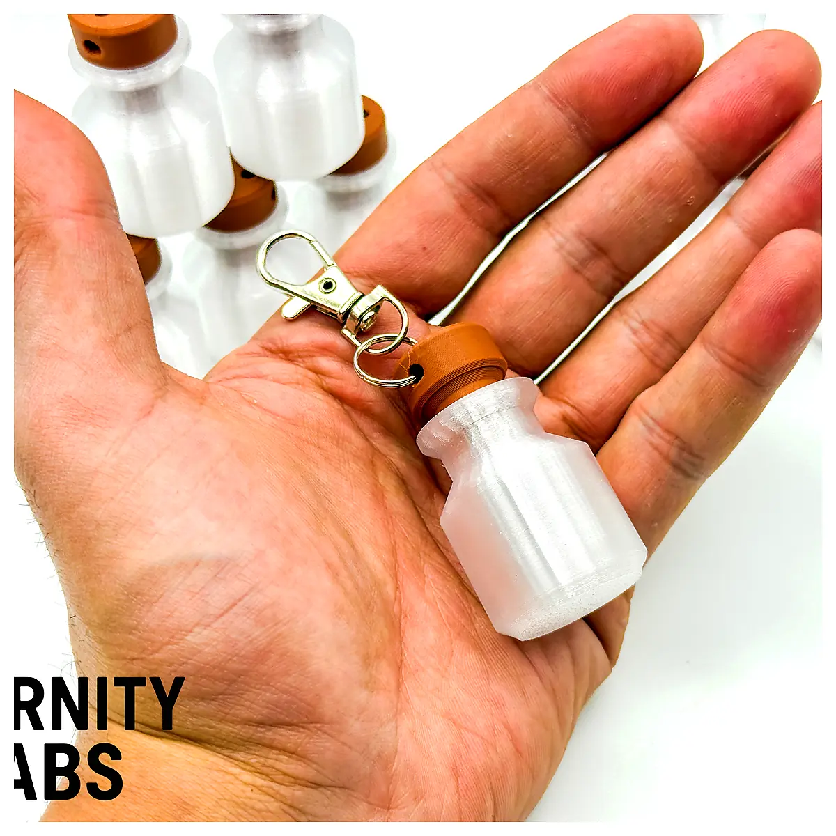Small Bottle Screw Cap Container Lab Test Tube Experiment Vial Medical Supplies