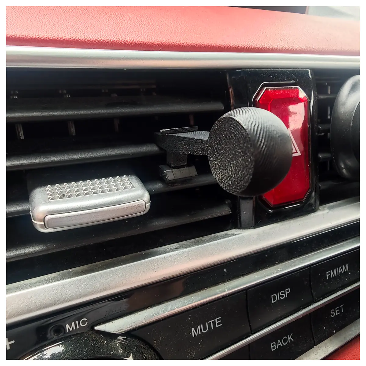 17mm Ball Head Adapter Car Vent Mount Accessory Auto Parts Air Vent Holder Adapter
