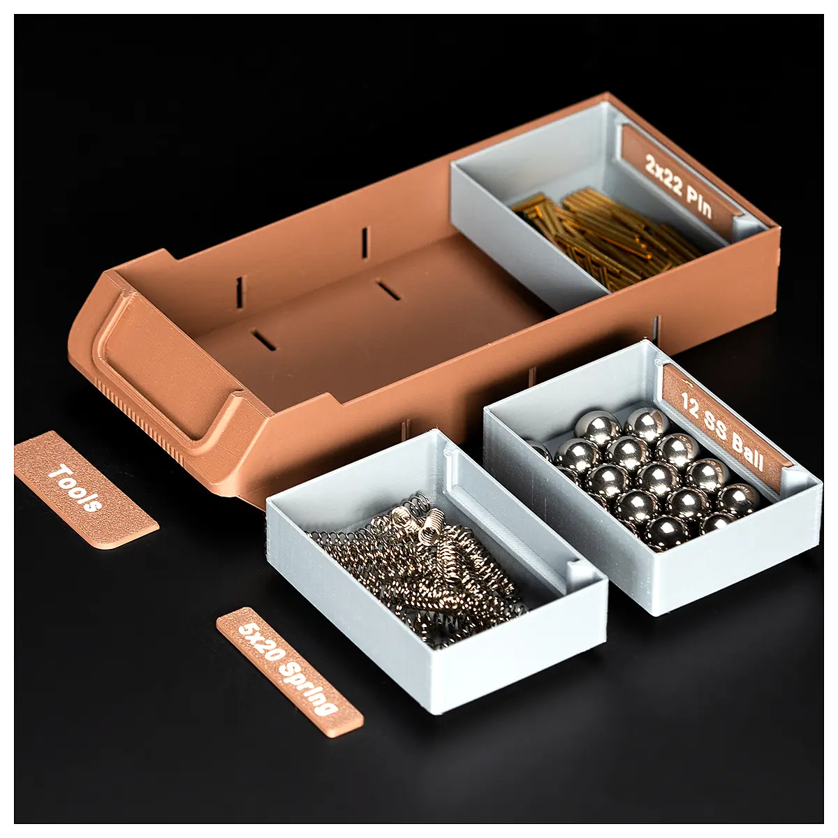 Stackable Workstation Drawer Organizer Parts Storage Solutions Desktop Storage Tooling