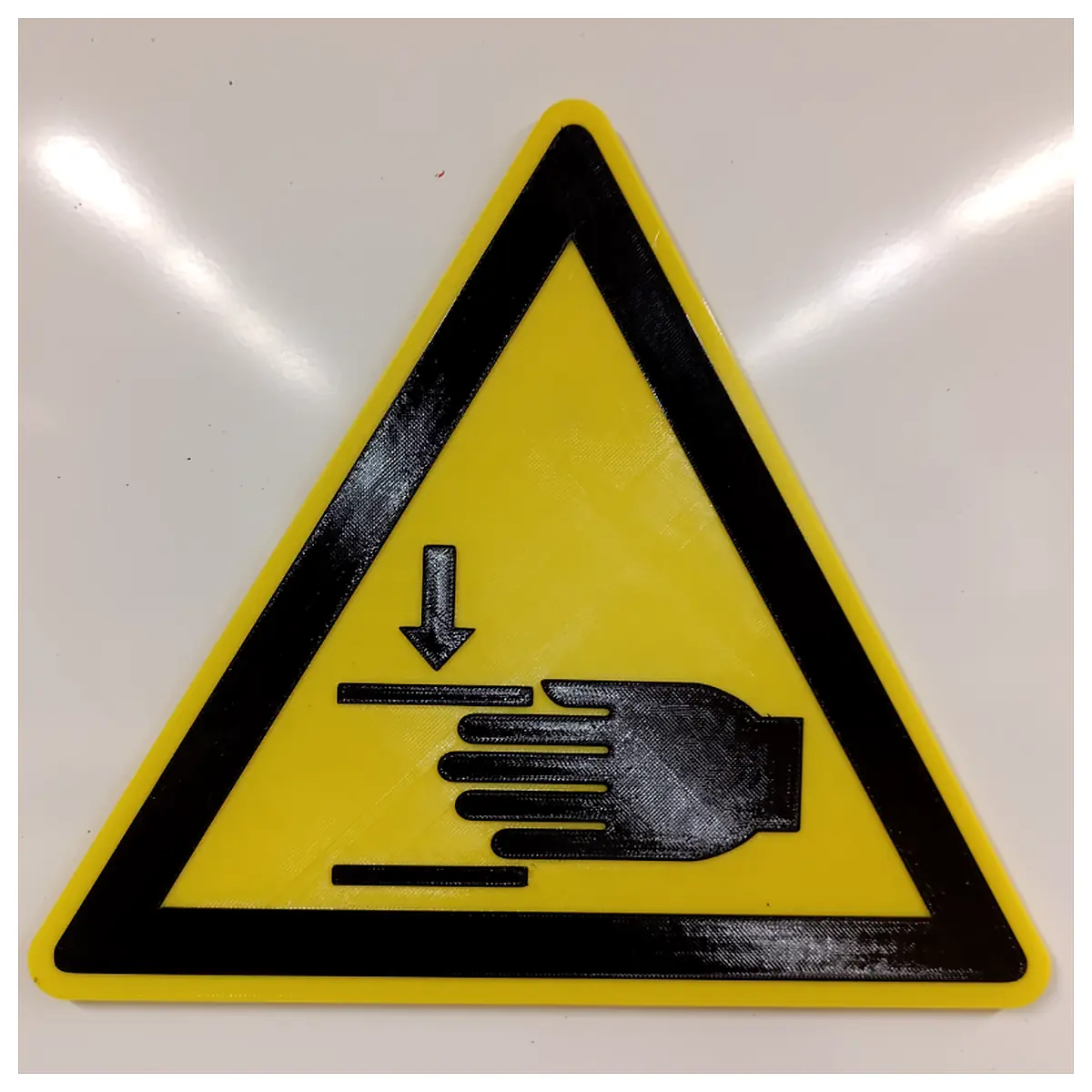 Warning Sign Hand Injury Alert Protective Patch Safety Warning Prevention Measures Workplace Safety