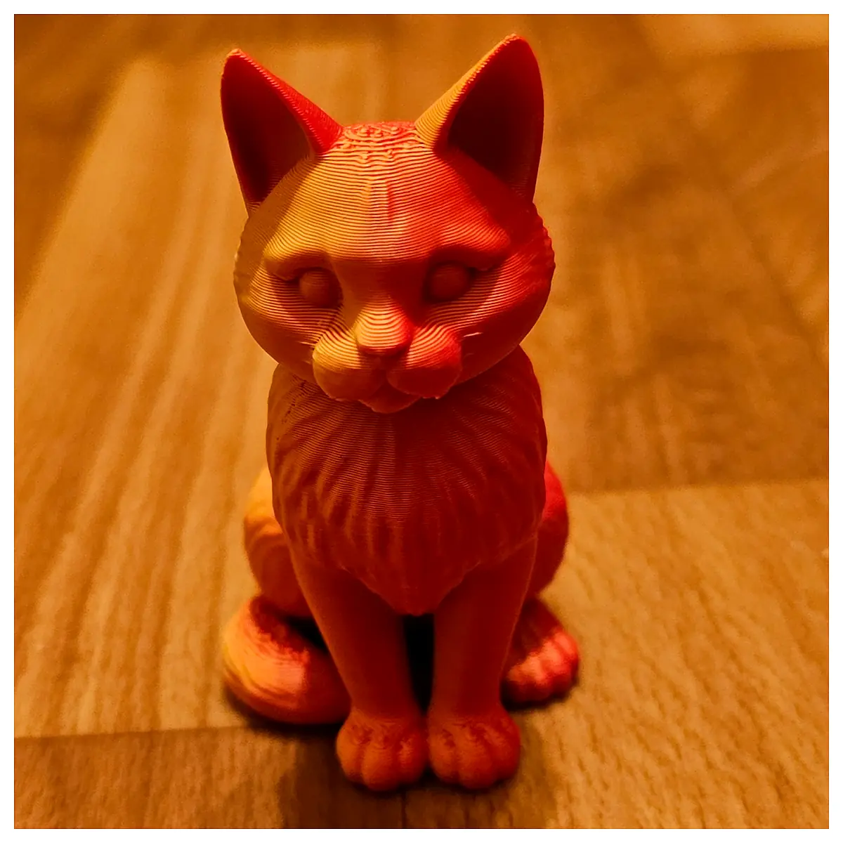 Cat Figurine Sitting Home Decor Pet Model Cat Sculpture Cat Gift Desktop Ornament Pet Lover