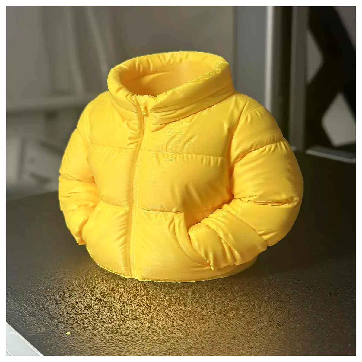 Puffer Jacket Pen Holder Cup Organizer Desk Accessory Multi Purpose Storage Creative Supplies