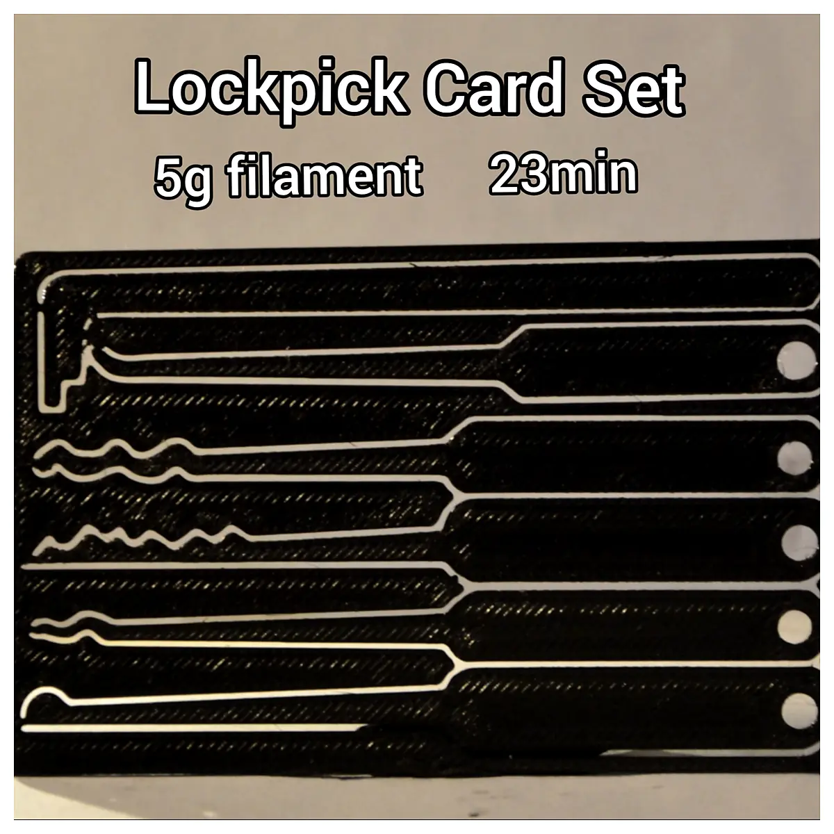 Lockpick Card Set Lock Picking Tools Locksmith Accessories Card Lock Repair Lock Shims