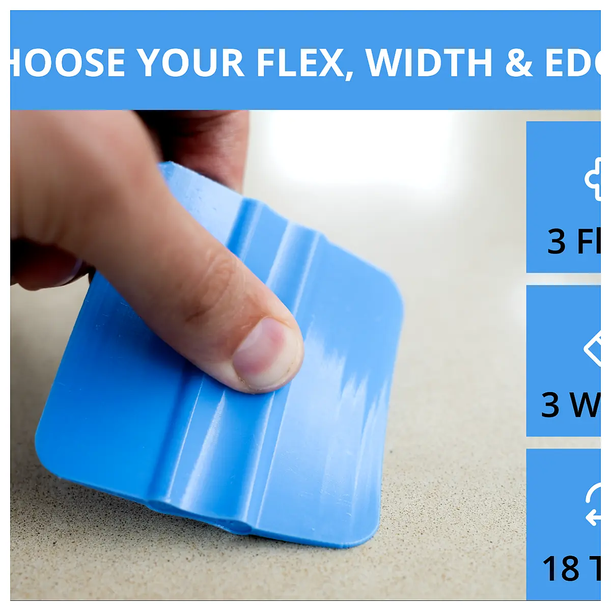 Precision Squeegee Set 18 Designs Universal Window Tool Car Vinyl Decal Application Repair Parts Accessories
