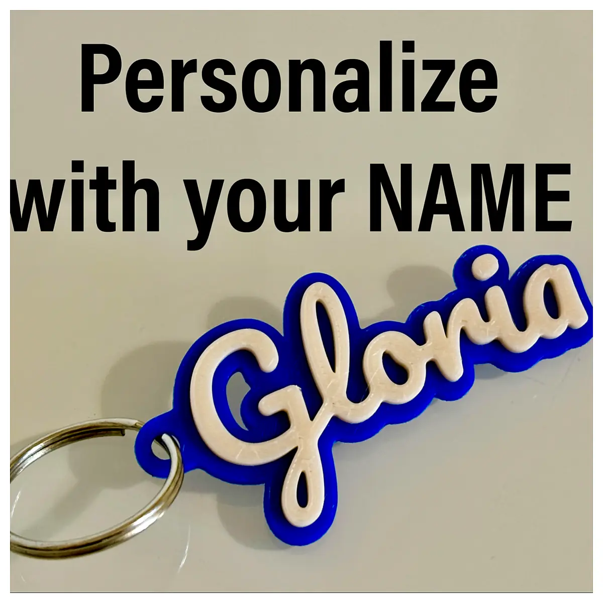 Personalized Keychain Custom Name Engraved Keepsake Gift Keychains Memorial Day Present