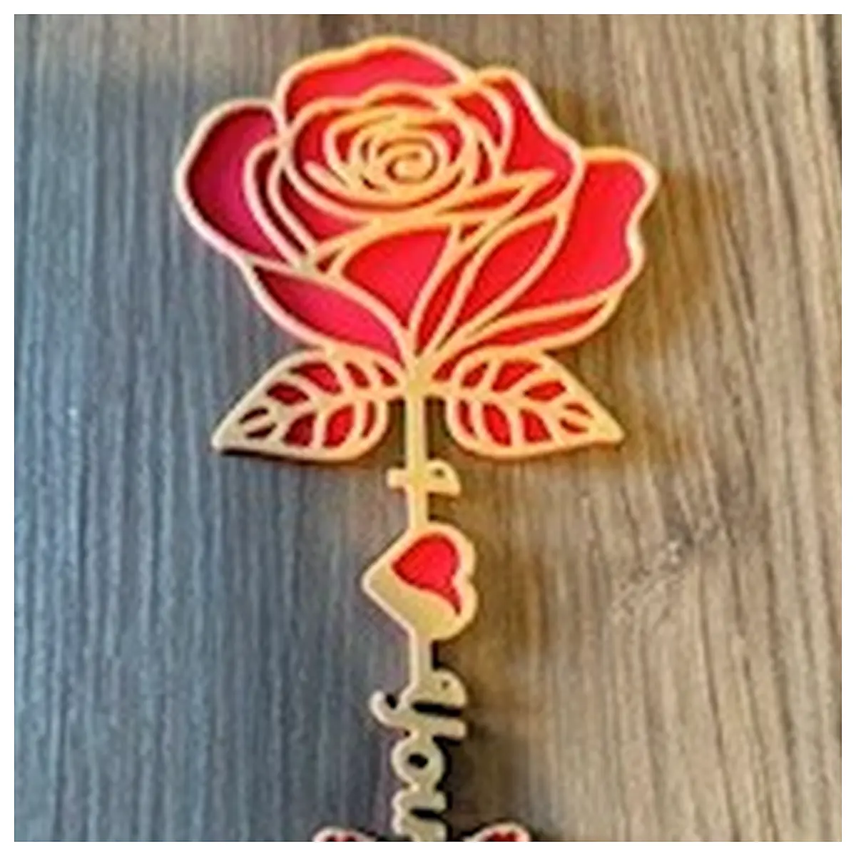 Rose Her Romantic Bouquet Flowers Love Anniversary Gift Keepsake Romance Presents