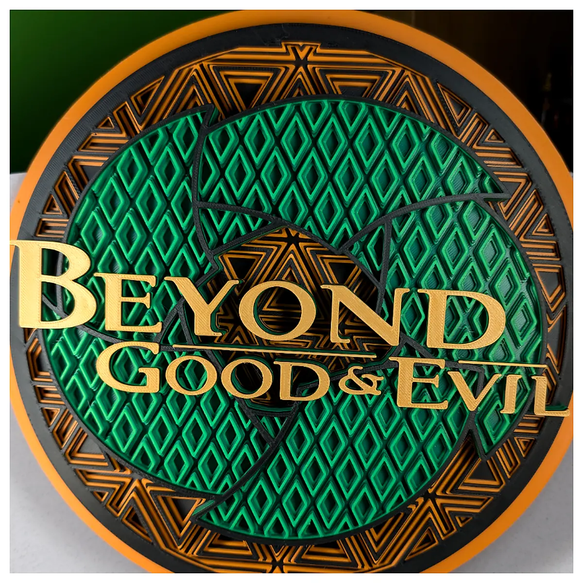 Beyond Good Evil Mosaic 5 s Wall Art Panel Puzzle Decorative Stickers Home Decor Room Wall Hanging Art Piece