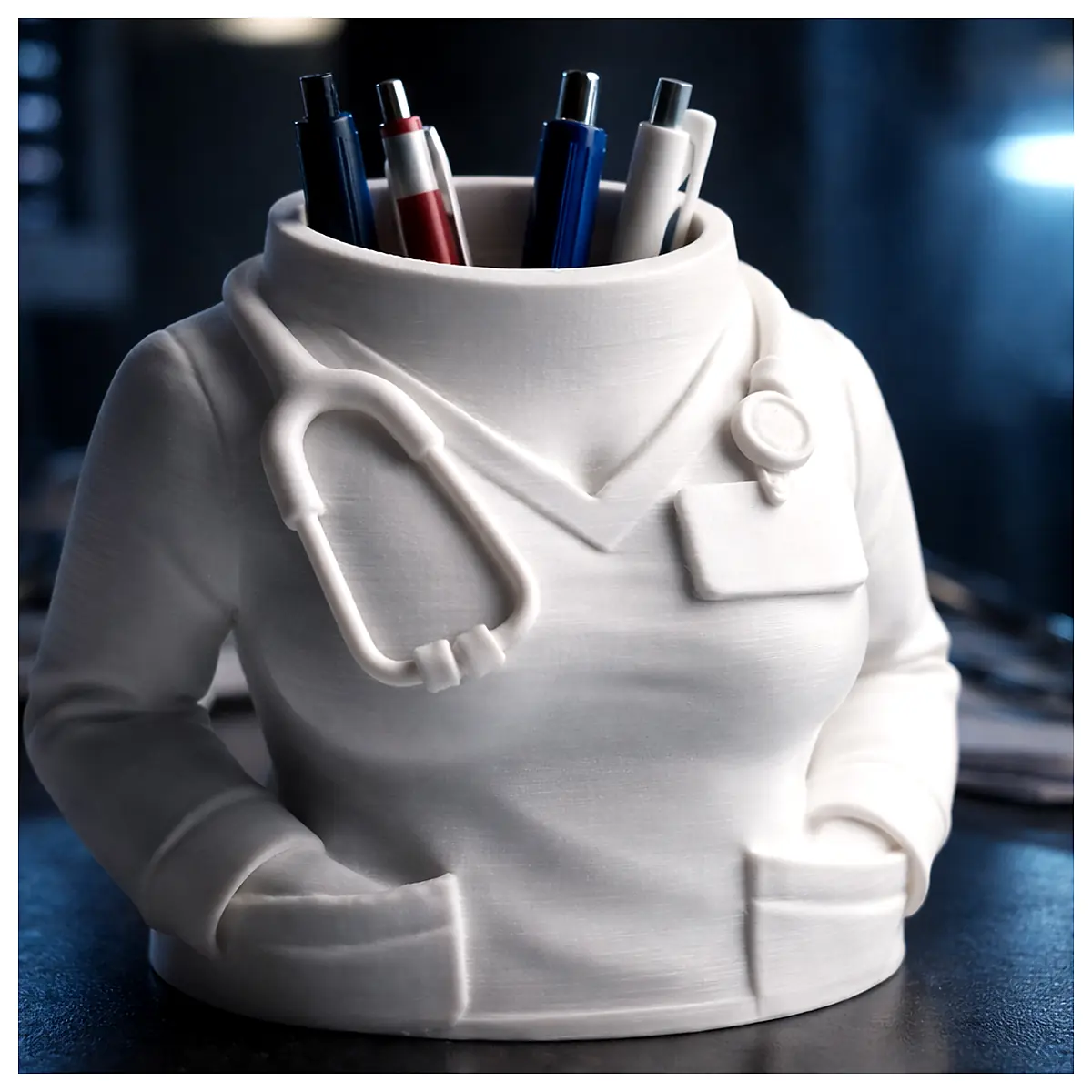 Doctor Coat Pen Holder Medical Desk Organizer Multi Purpose Medical Supply Holder Doctor Tool Storage