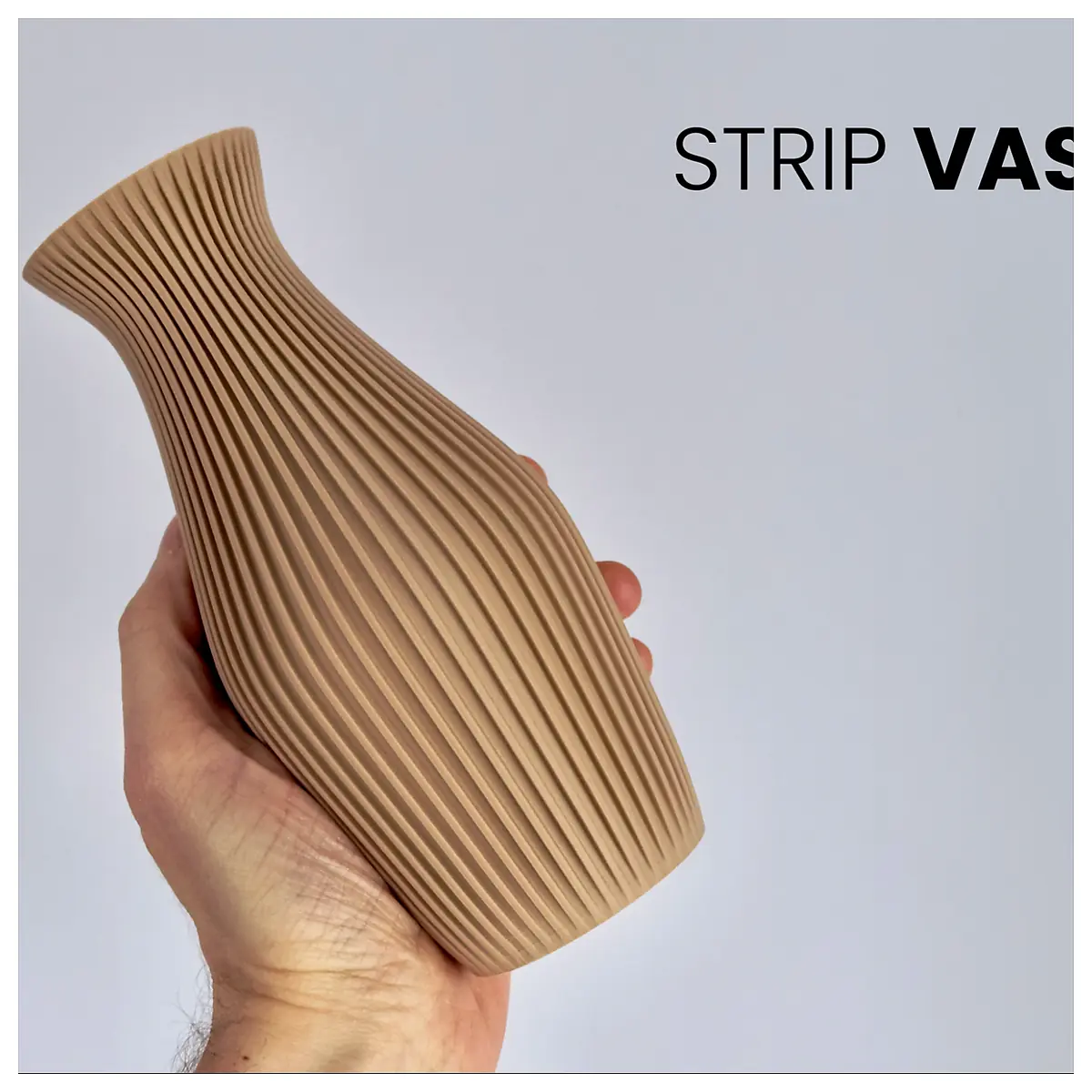 Strip Vase 18cm Modern Decor Floral Arrangement Holder Decorative Accent Vase Accessories Home Styling Decorative Vase