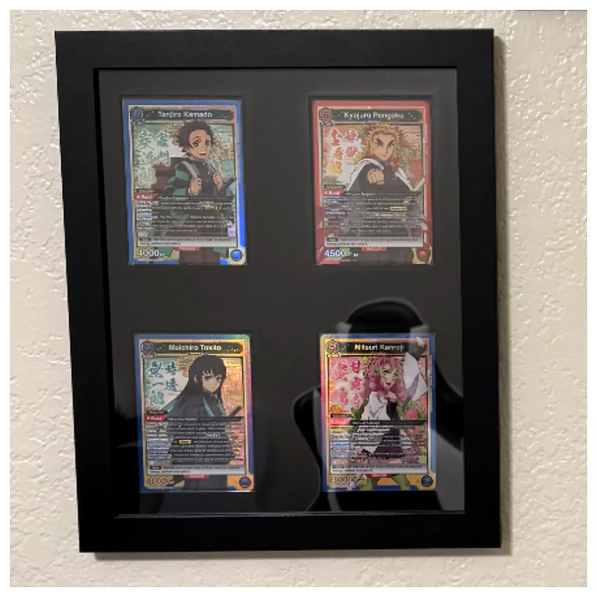 8x10 Trading Card Display 4 Card Holder Case Card Protector Game Card Display