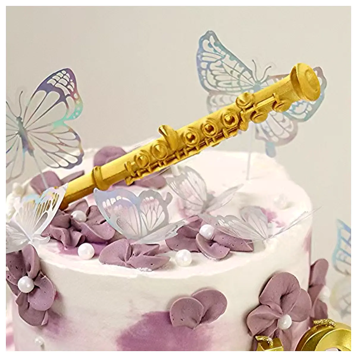 Cake Topper Flute Elegant Decoration Party Supplies Wedding Birthday Cake Topper Bubble Decorations