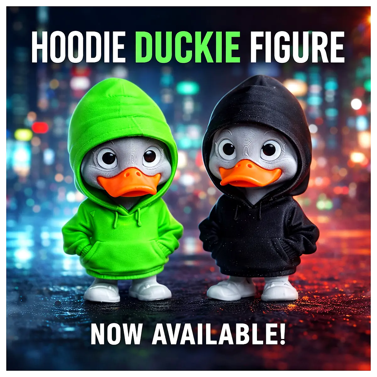 Hoodie Duck Plush Toy Warm Winter Outdoor Casual Apparel Duck Down Jacket Duck Fur Coat Duck Clothing
