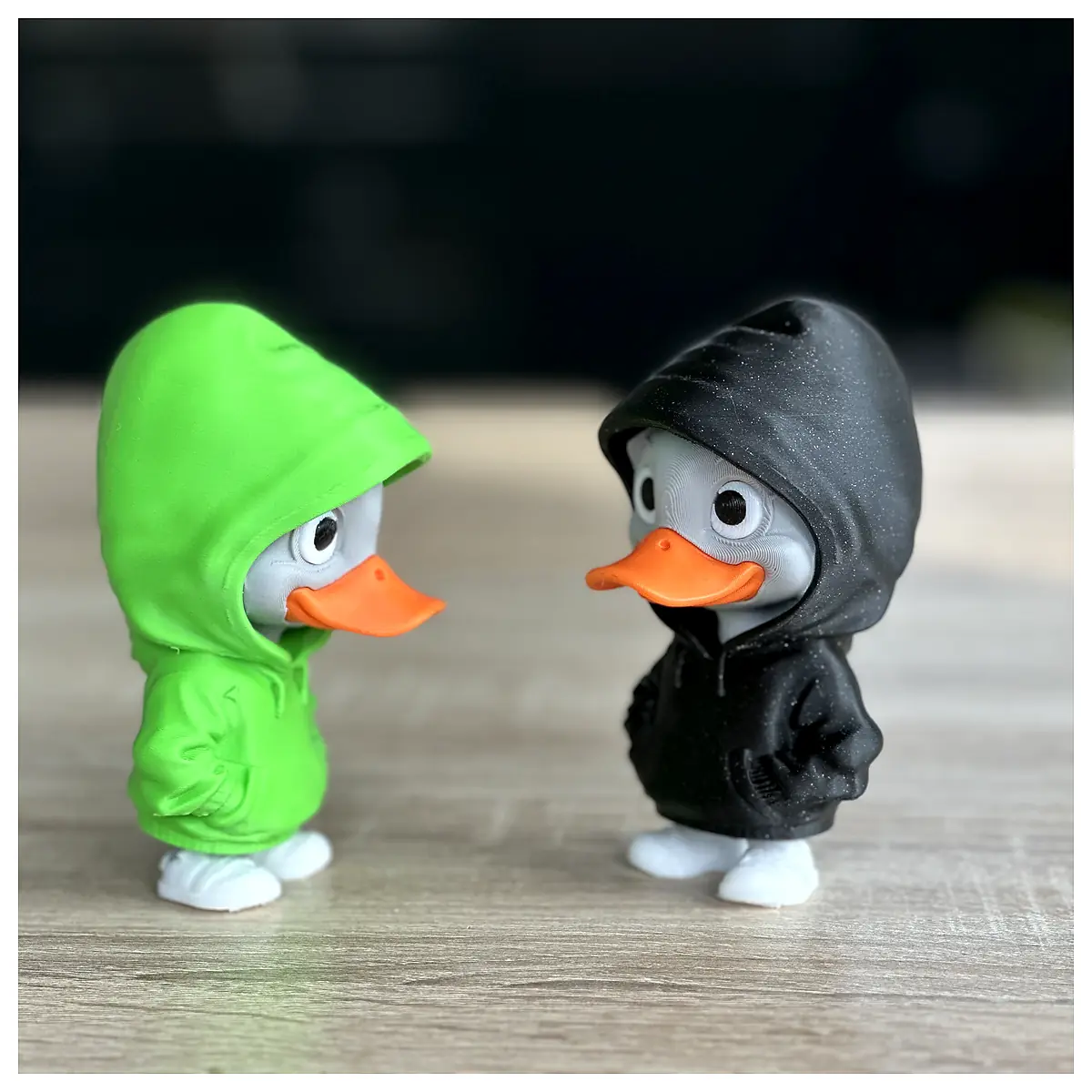 Hoodie Duck Plush Toy Warm Winter Outdoor Casual Apparel Duck Down Jacket Duck Fur Coat Duck Clothing