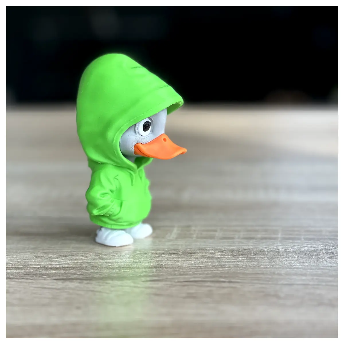 Hoodie Duck Plush Toy Warm Winter Outdoor Casual Apparel Duck Down Jacket Duck Fur Coat Duck Clothing