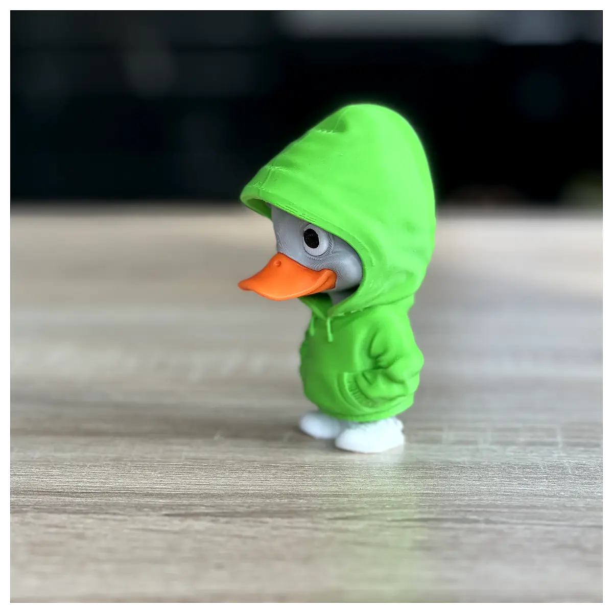 Hoodie Duck Plush Toy Warm Winter Outdoor Casual Apparel Duck Down Jacket Duck Fur Coat Duck Clothing