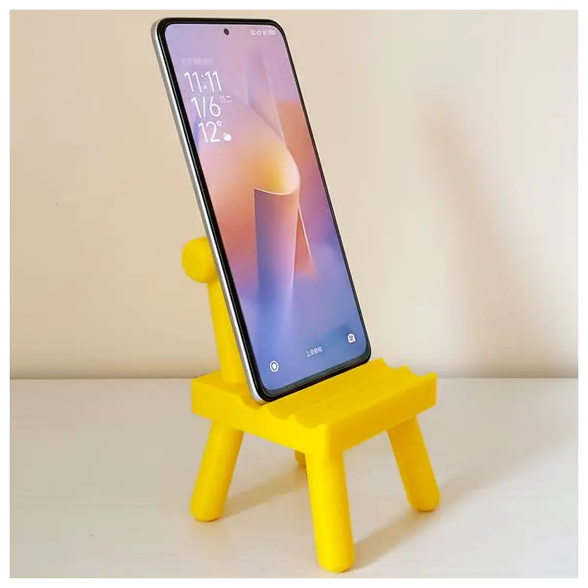 Phone Stand Small Chair Binge Watching Gadget Phone Holder Accessory Viewing Support Multi Angle Stand