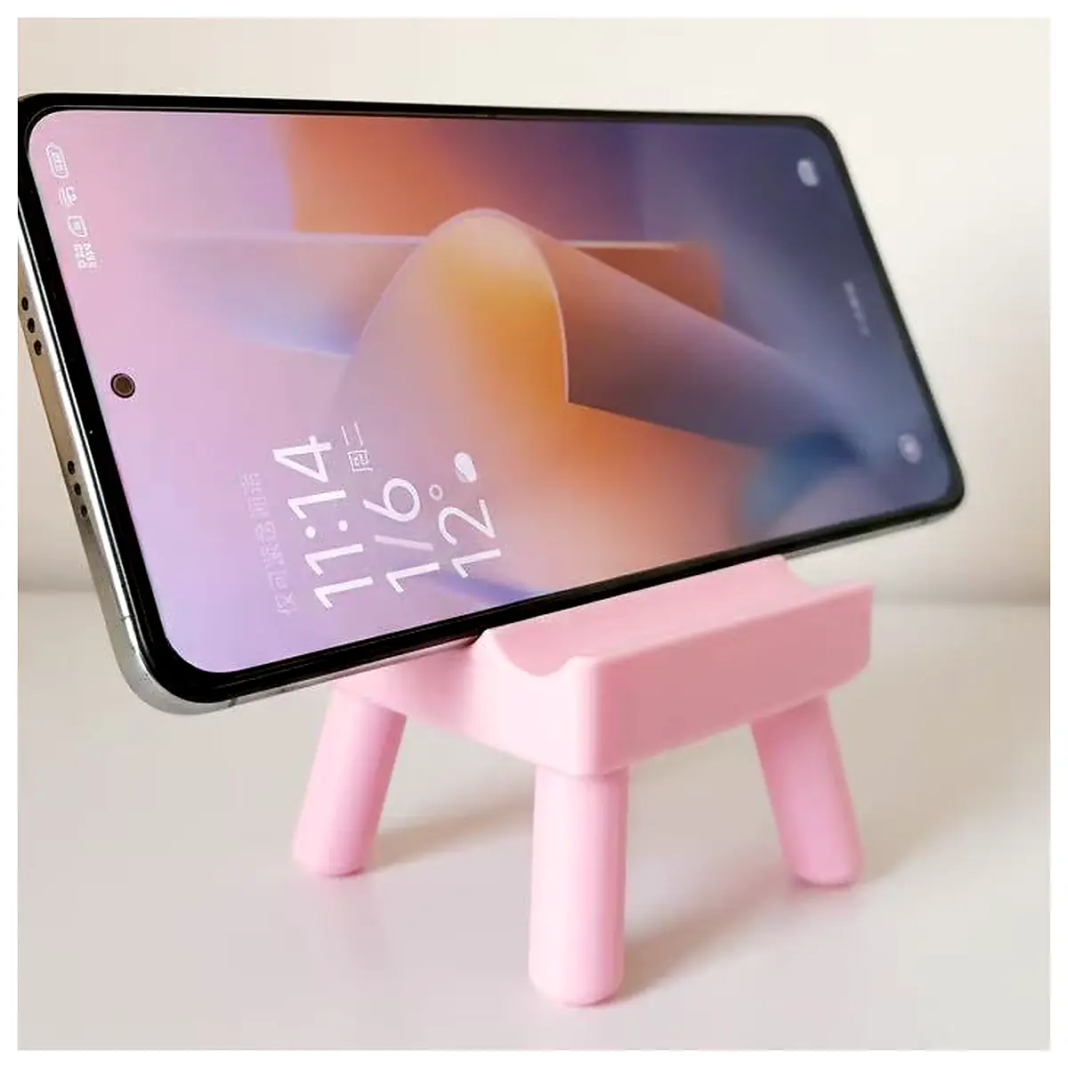 Phone Stand Small Chair Binge Watching Gadget Phone Holder Accessory Viewing Support Multi Angle Stand