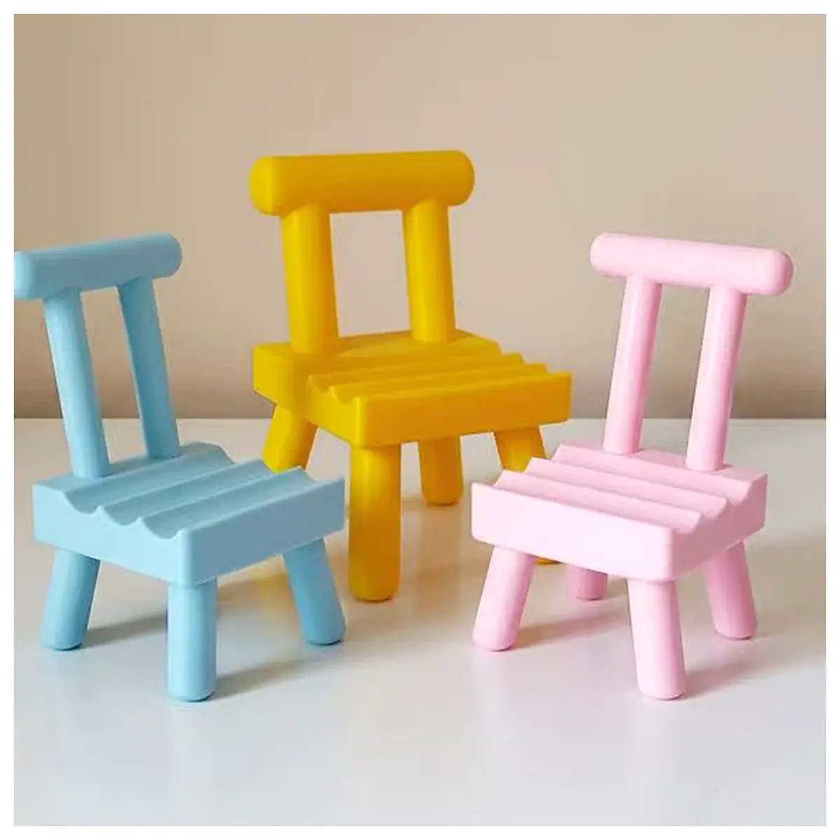 Phone Stand Small Chair Binge Watching Gadget Phone Holder Accessory Viewing Support Multi Angle Stand