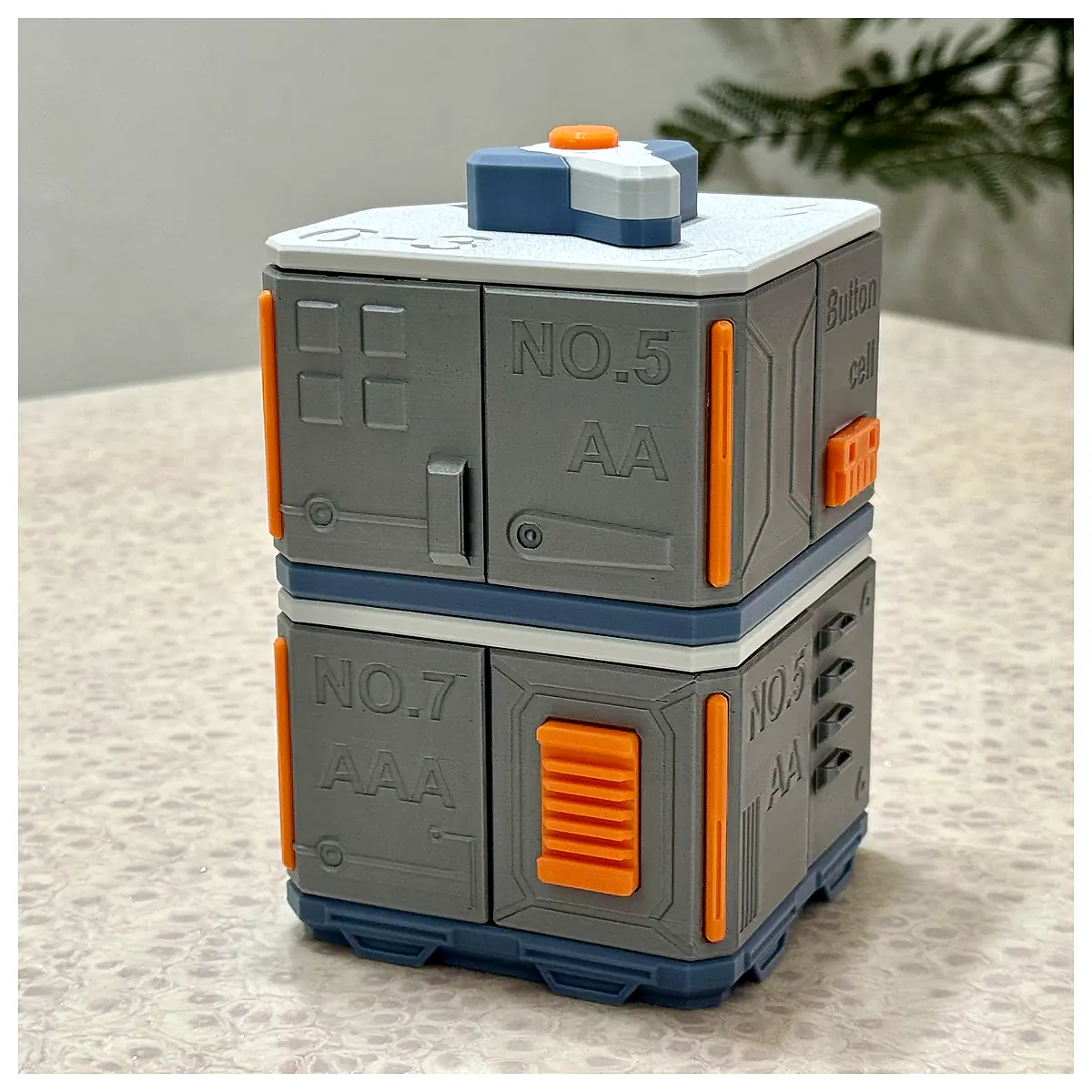 Rotating Battery Storage Box Parts Repair Storage Box Layered Compartments Product Name Battery