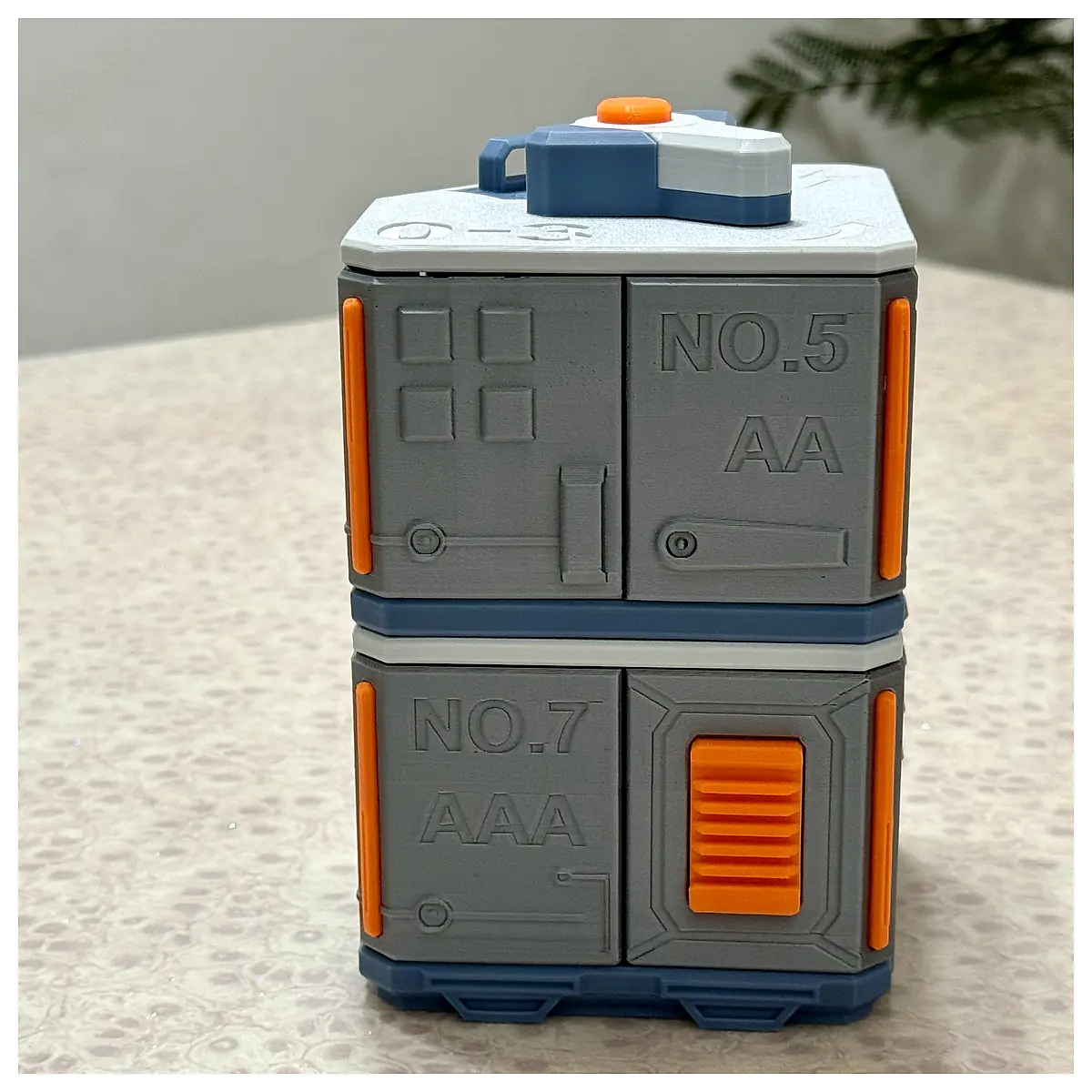 Rotating Battery Storage Box Parts Repair Storage Box Layered Compartments Product Name Battery