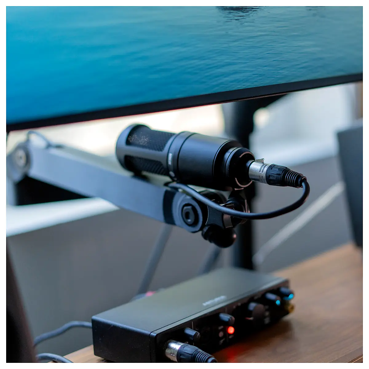 Low Profile Microphone Arm Mount Installation Support Accessories Repair Parts