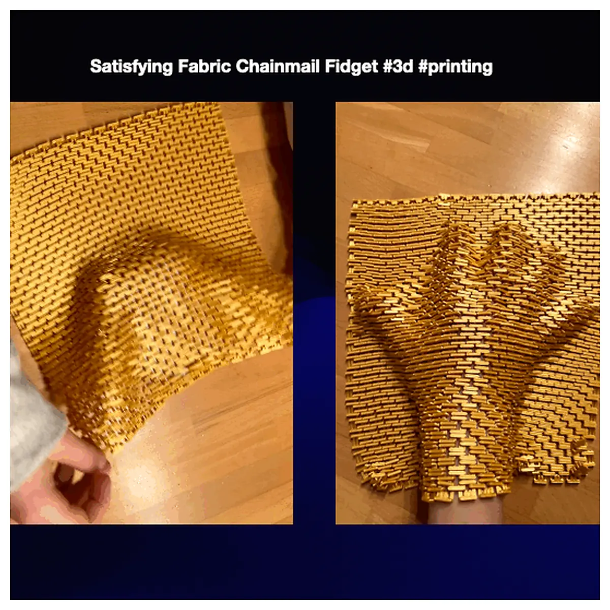 Chainmail Fidget Chain Stress Relief Tangle Free Sensory Toy Unique Gift