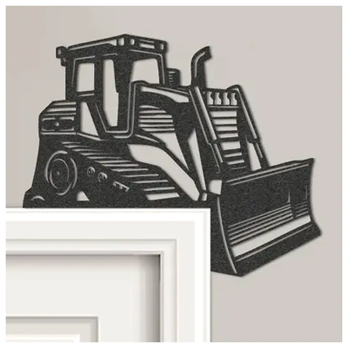 Bulldozer Door Corner Topper Protective Shield Edge Guard Deflector Cover Excavator Accessory Compatible with Various Models