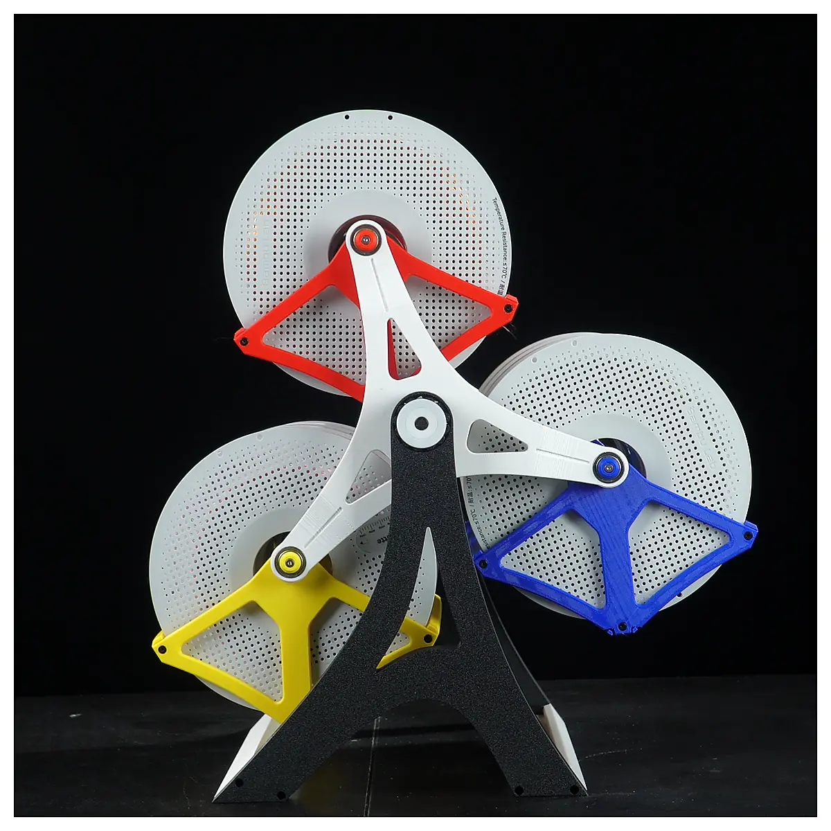 Rotary Filament Holder Filament Storage Ferris Wheel 3D Printing Accessory Filament Organizer Compatible Various Filament Types