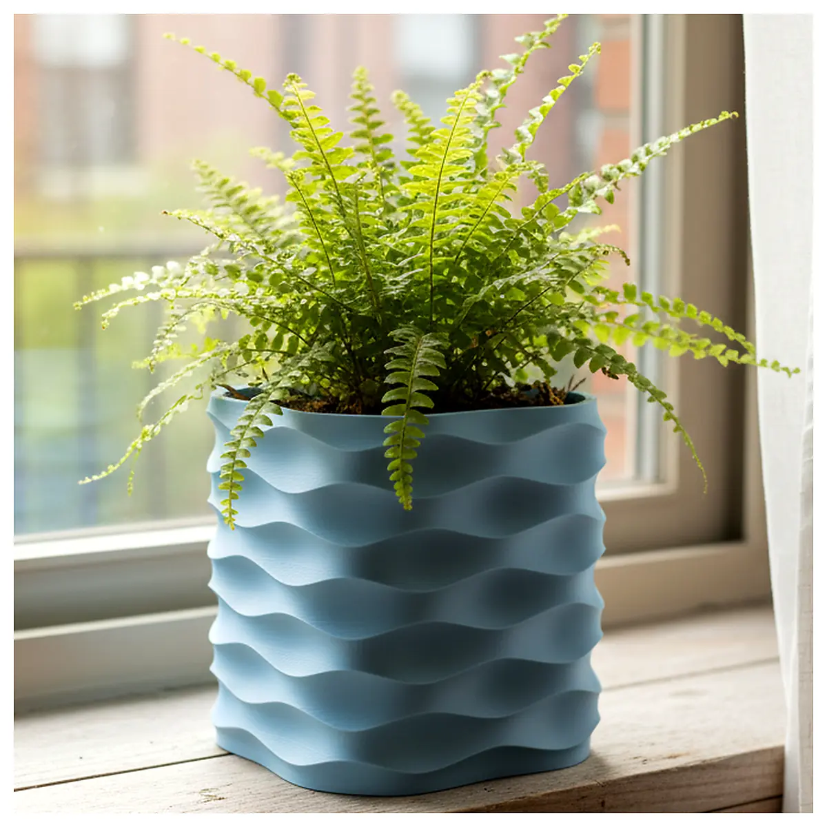 WaveCube Planter Twist Base Water Plant Holder Universal Planter Indoor Garden Pot Vase Watering System