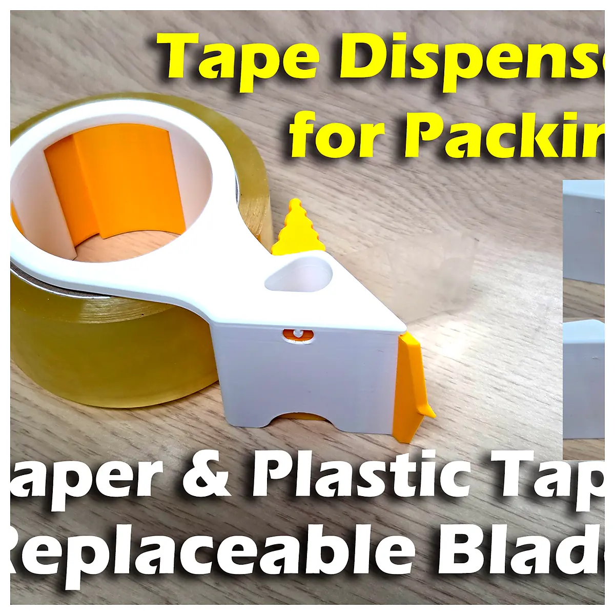 Tape Dispenser Anti Roll Back Universal Tape Parts Repair