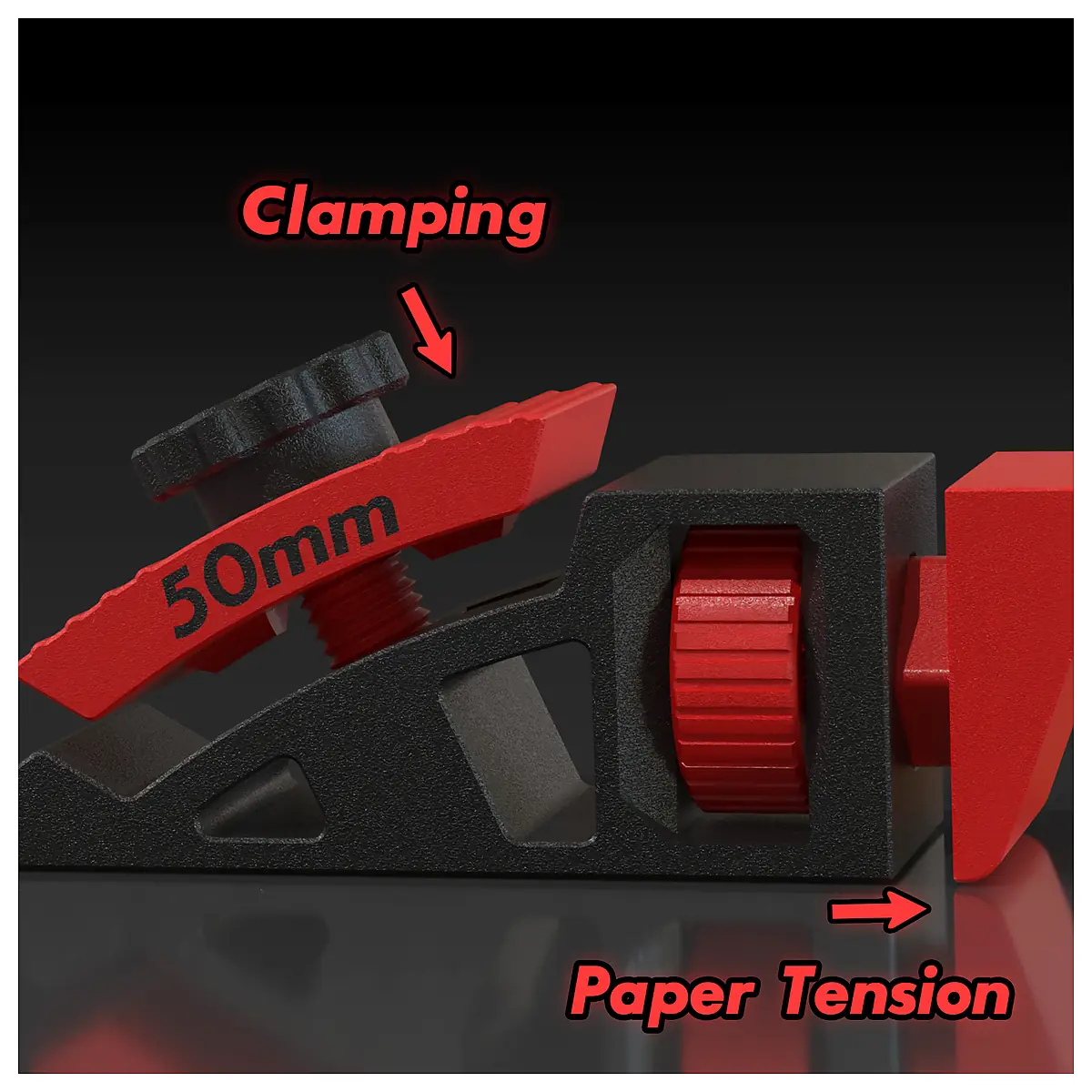 Sanding Block Adjustable Tensioner 50mm Sanding Tools Grit Block Polishing Accessories