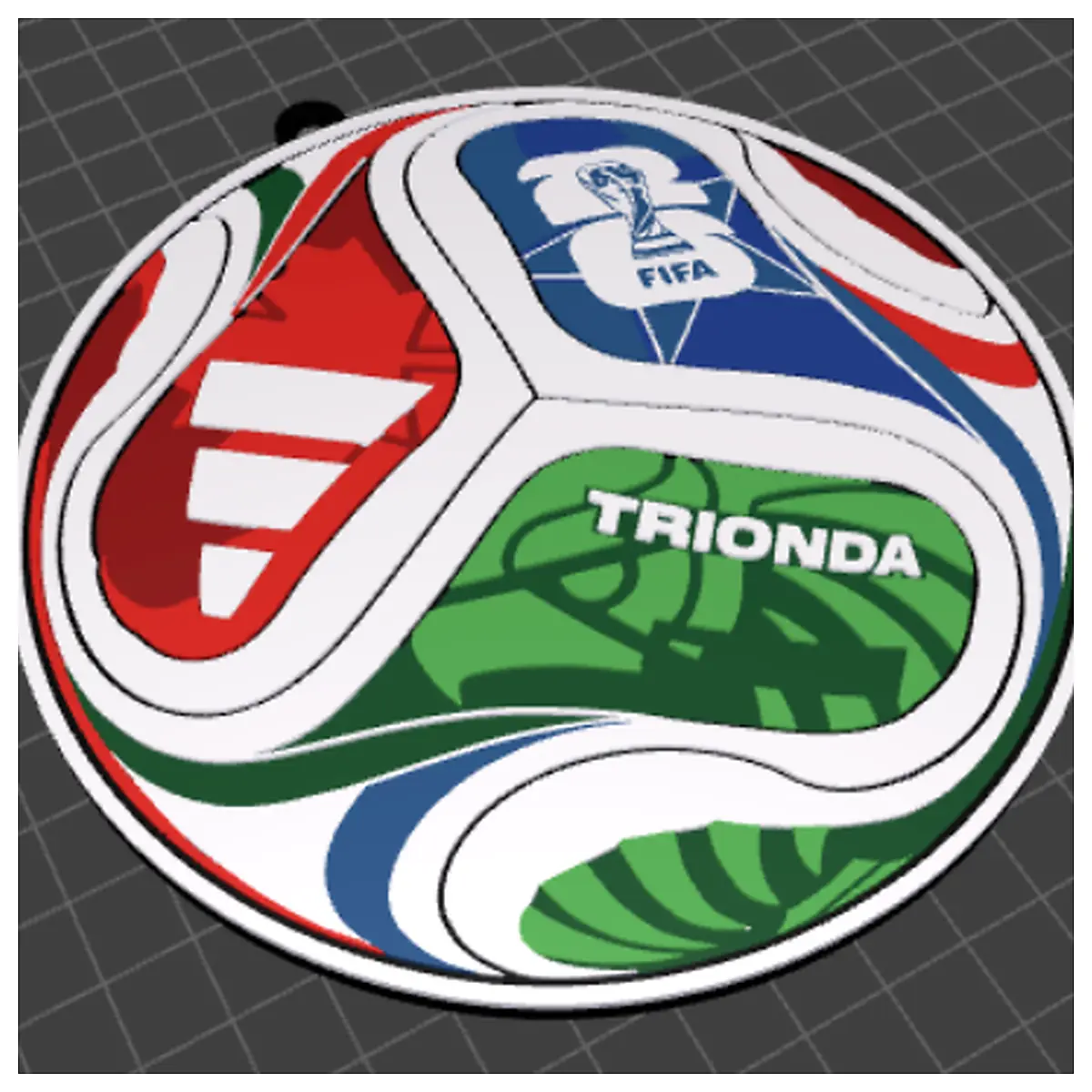 World Cup Ball Keychain Trionda Soccer Memorial Keyring Football Parts Repair Accessories