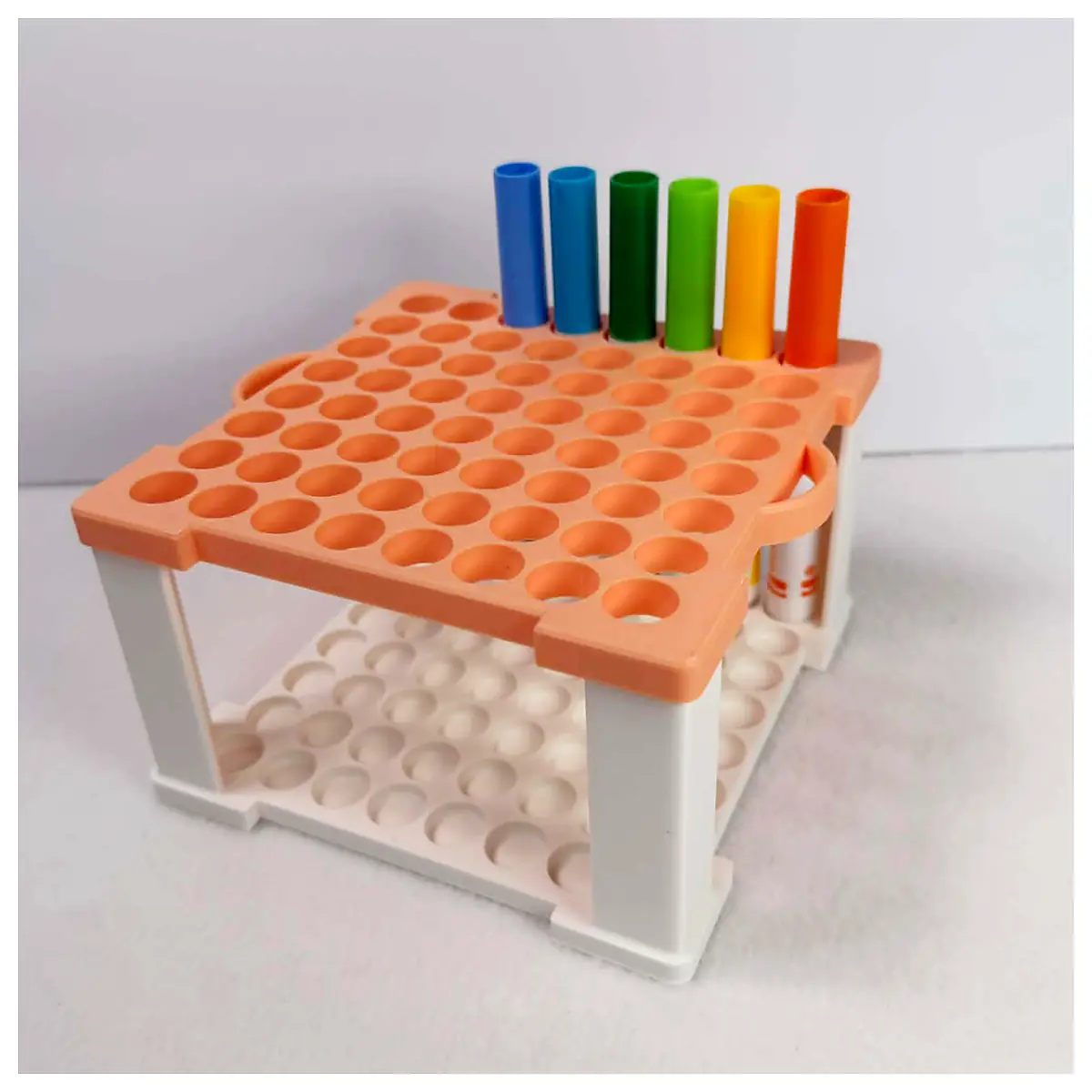 64 Marker Holder Pen Organizer Desk Storage 64 Hole Pencil Case School Supplies Writing Accessory for Classroom