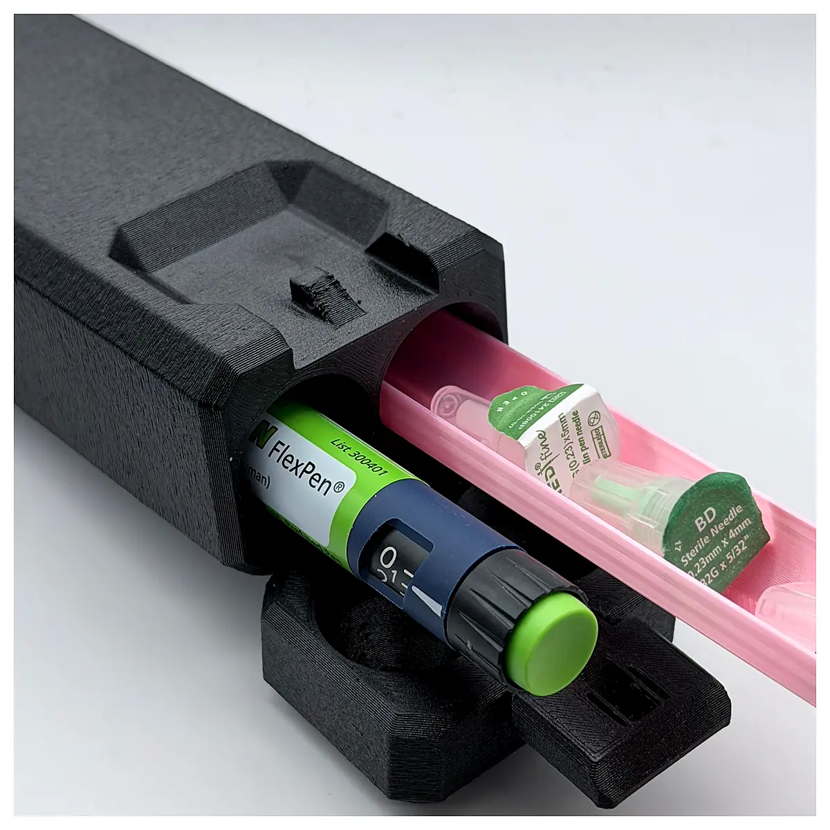 Insulin Peptide Pen Case Print Custom Universal Pen Holder Insulin Delivery System Parts Replacement