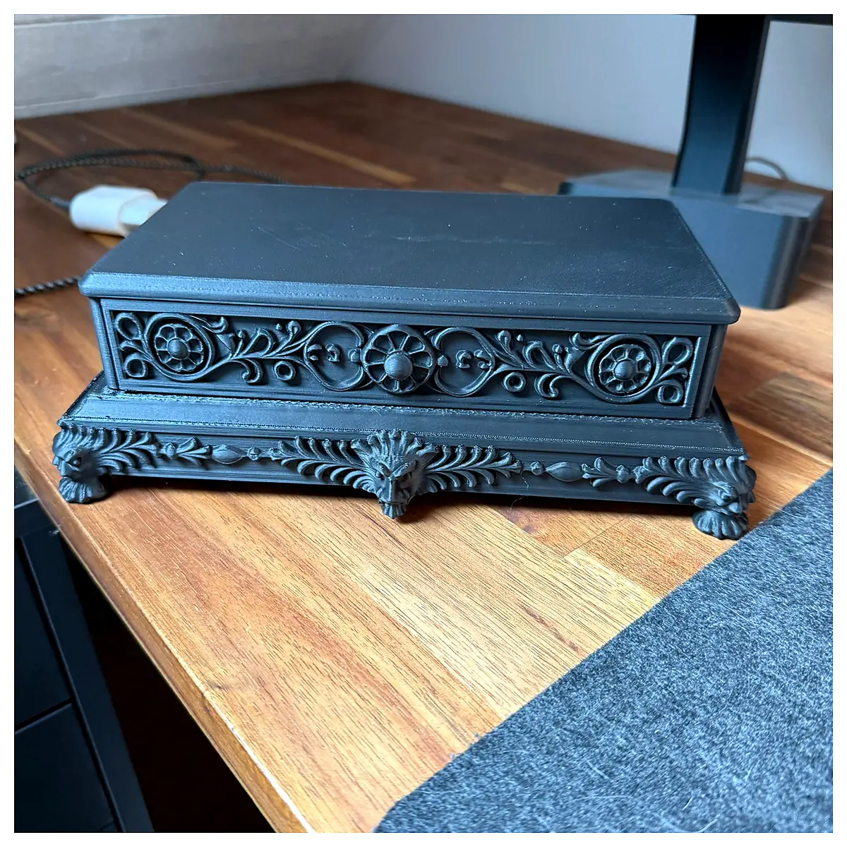 Gothic Baroque Jewelry Box Universal Storage Box Repair Parts Decoration Collection Accessory Storage