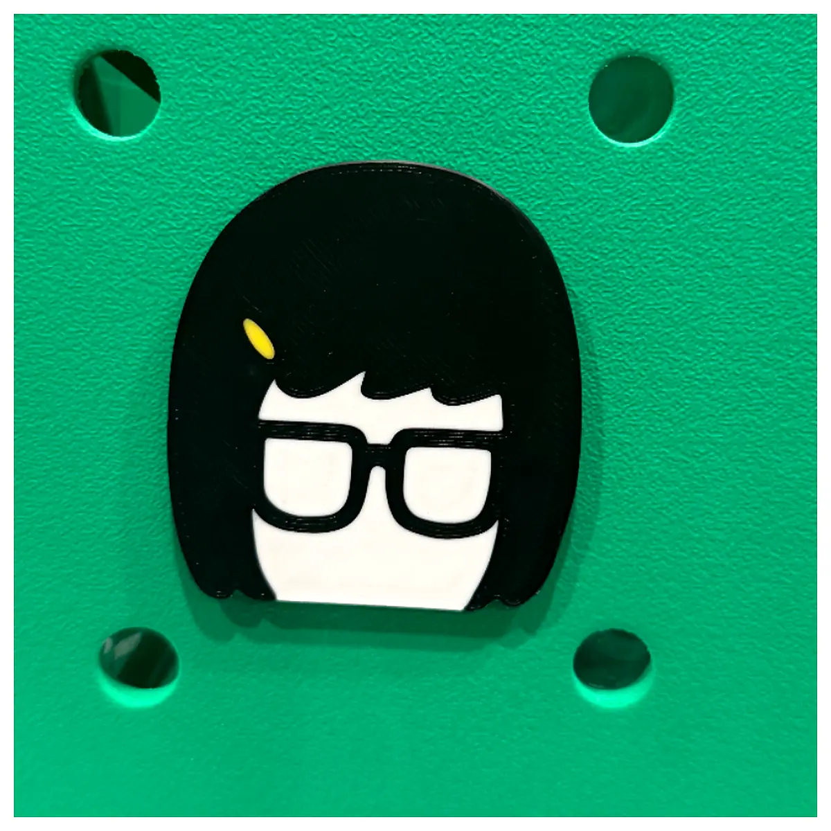 Tina Belcher Bogg Bag Charm Funny Gift Comic Character Collectible Toy Decoration