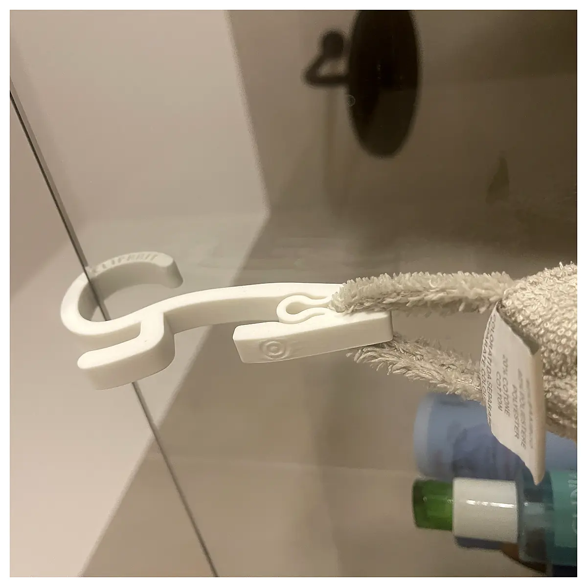 ClipBait V1 Hanging Hook Multi Purpose Wall Mount Utility Item Holder Storage