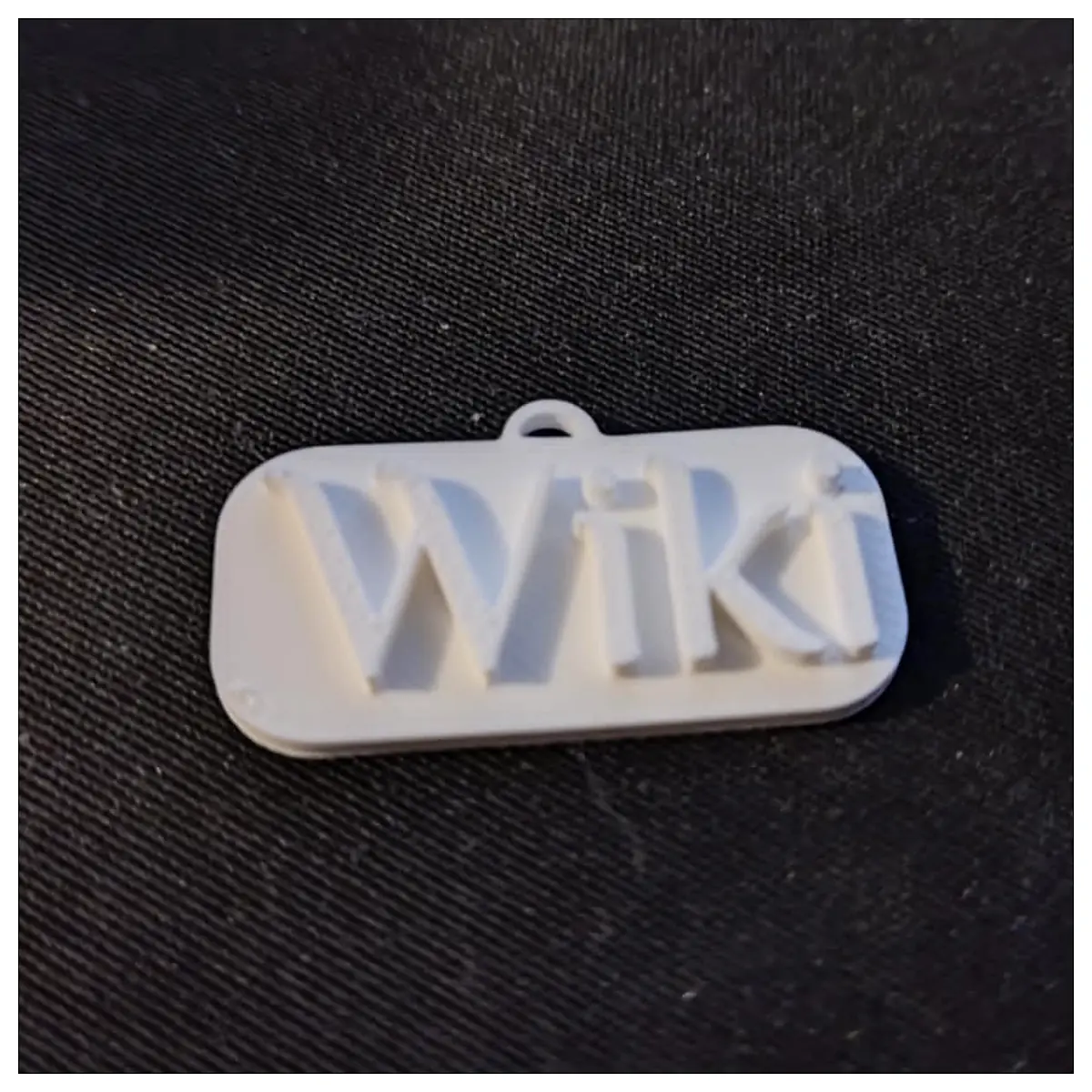 Wiki Keychain Knowledge Card Holder Study Tool Portable Info Learning Accessory Student Gift Educational Parts