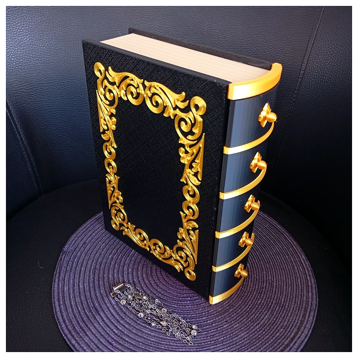Book Nook Drawer Jewelry Box Decorative Box Storage Trinket Box Gift Display Case