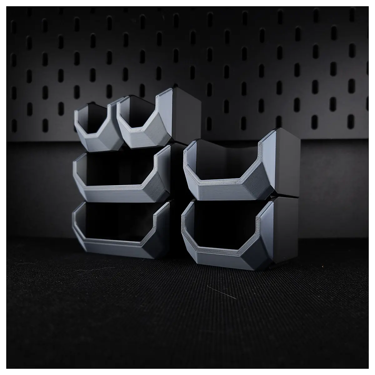 Mini Stackable Buckets Organizer Versatile Storage Containers No Support Parts Repair