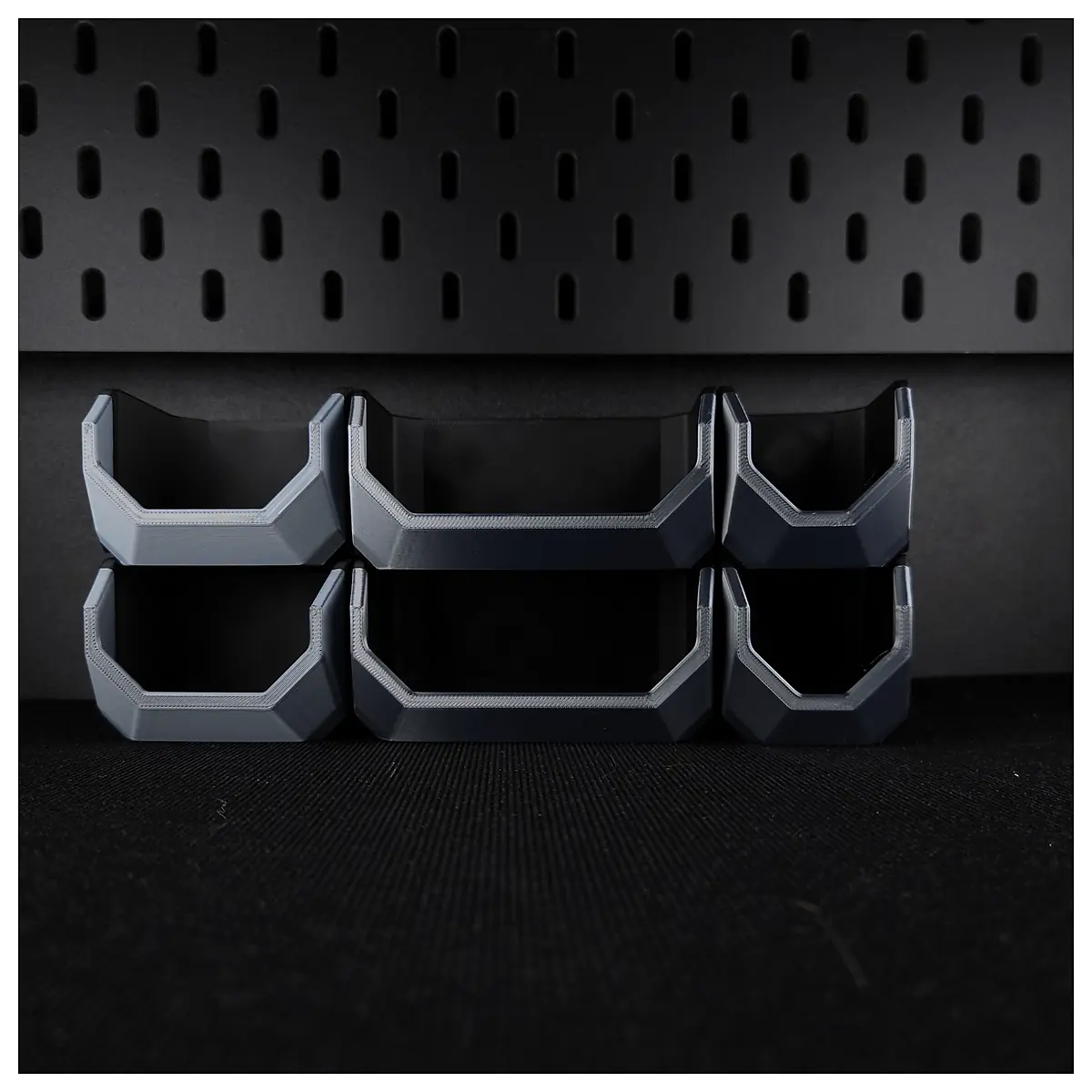 Mini Stackable Buckets Organizer Versatile Storage Containers No Support Parts Repair