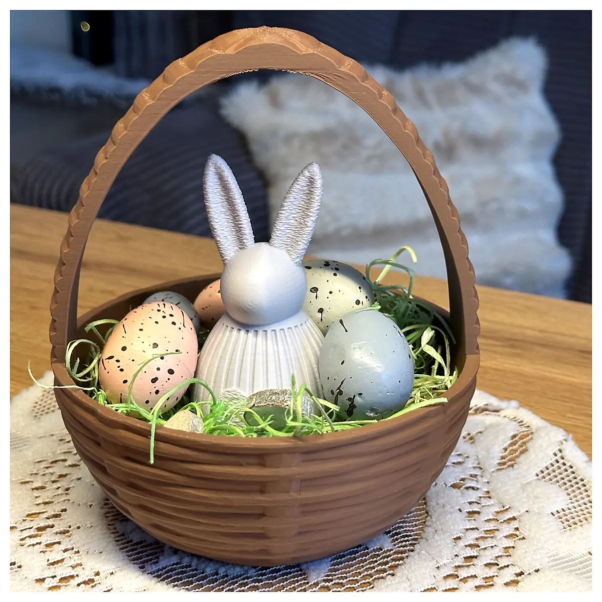 Easter Basket Decor Eggs Party Supplies Festive Gifts Eggs Fill Toys Creative Decorations