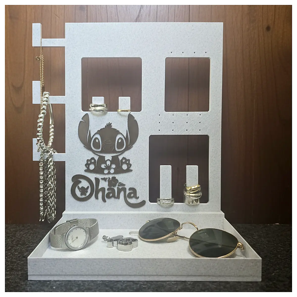 Jewelry Organizer Box Multi Functional Accessory Holder Chain Organizer Bracelet Case Necklace Storage