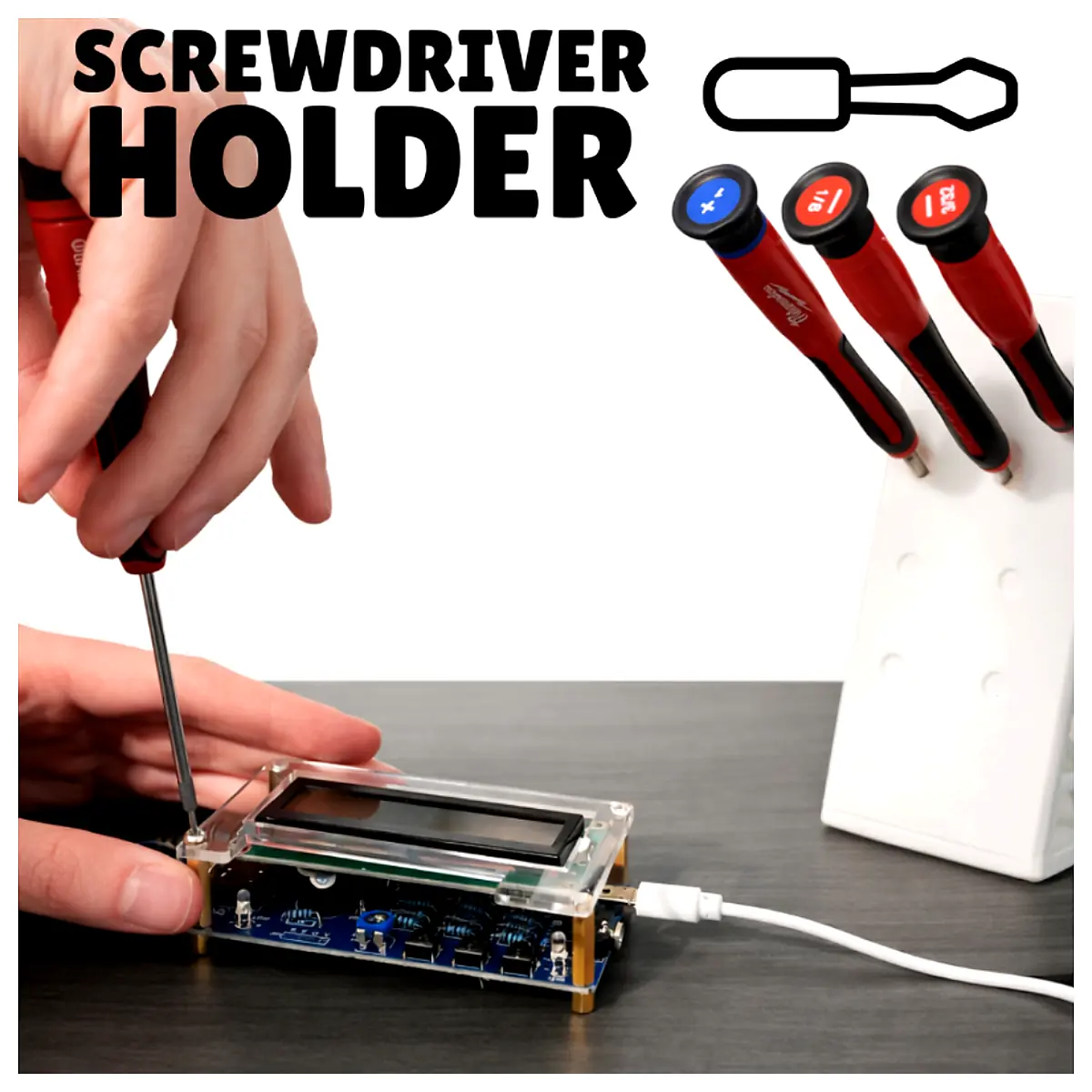 Screwdriver Holder Organizer Tool Set Repair Accessories Fastener Storage Automotive Parts Screw Organizer