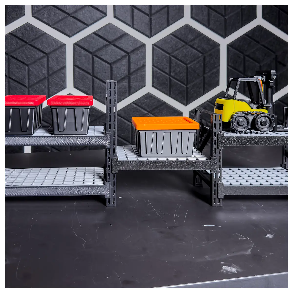 Mini Garage Rack Modular Heavy Duty Storage Car Tool Storage Parts Repair Storage Solutions