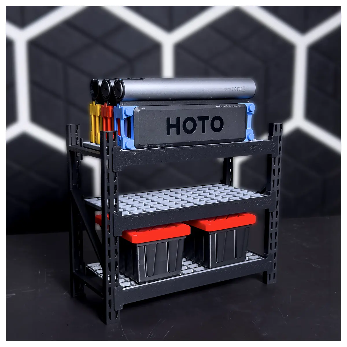Mini Garage Rack Modular Heavy Duty Storage Car Tool Storage Parts Repair Storage Solutions