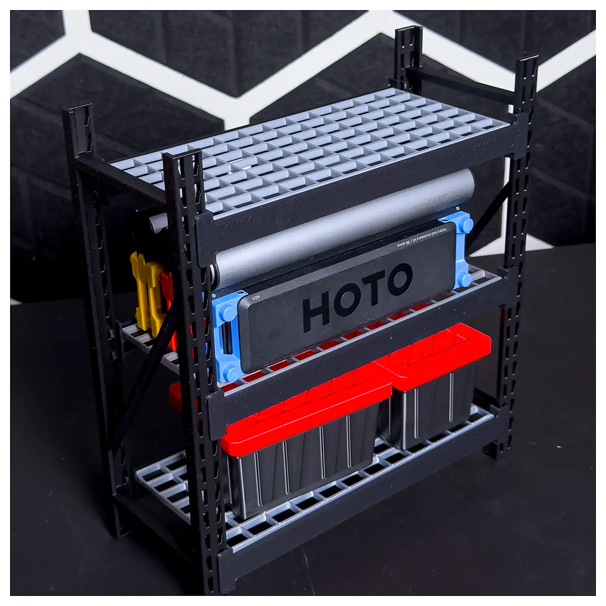 Mini Garage Rack Modular Heavy Duty Storage Car Tool Storage Parts Repair Storage Solutions