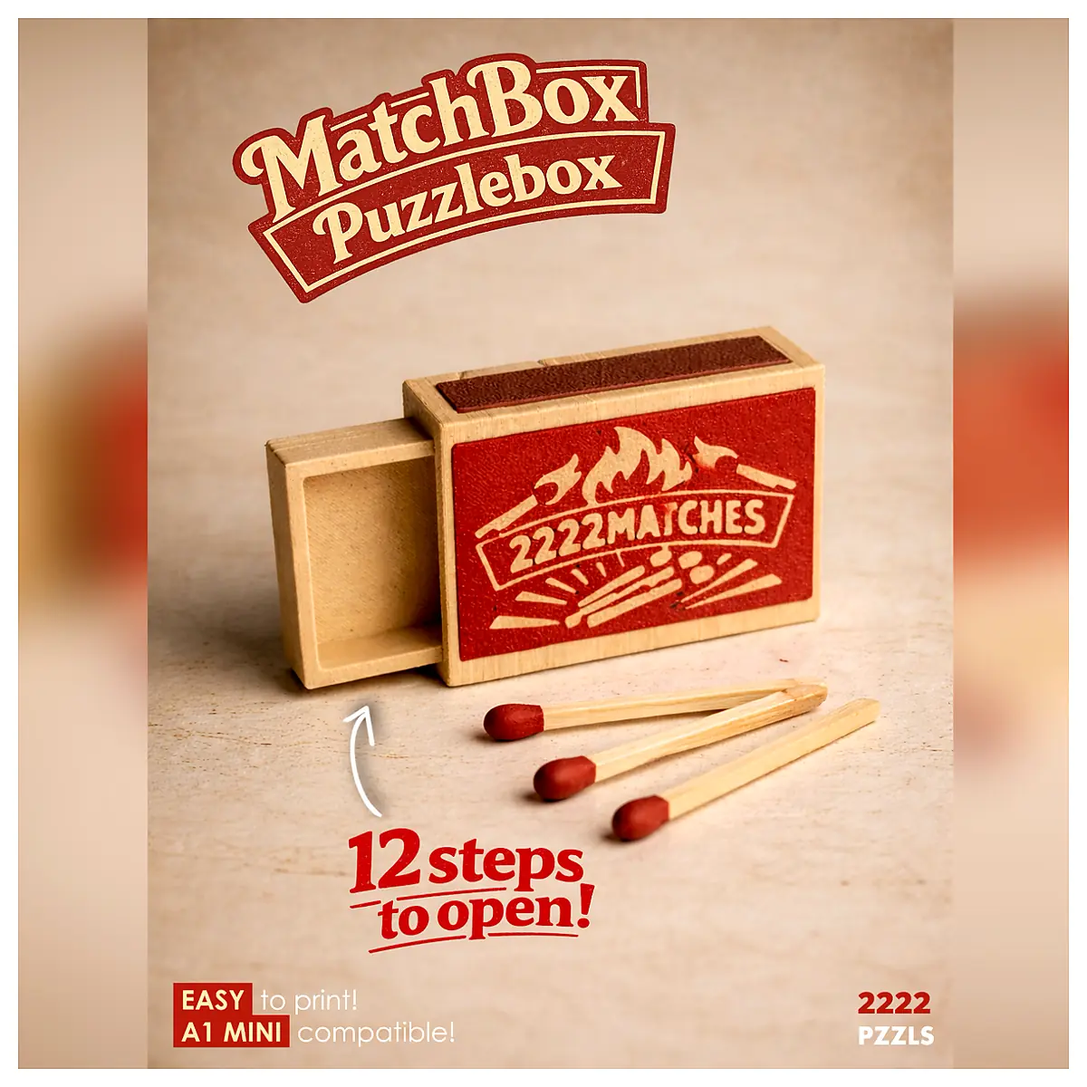 Puzzle Box 12 Step True Challenge Brain Teaser Puzzle Game Problem Solving