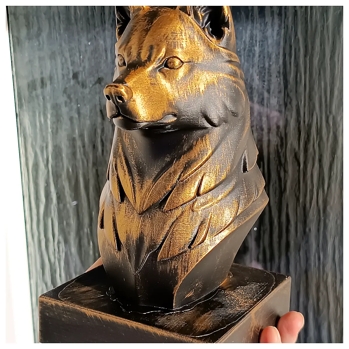 Siberian Husky Bust Sculpture Pet Decor Home Figurine Dog Art Statue Dog Theme Gift Indoor Decoration