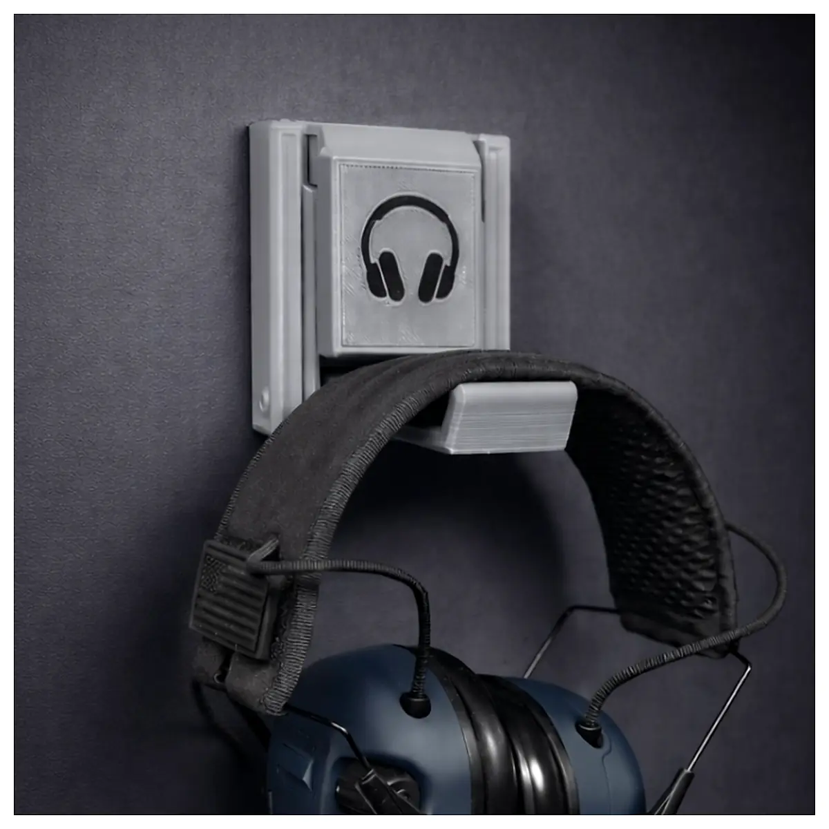 Headphone Holder Stand Organizer Accessory Earbuds Desktop Shelf Music Listener Support Device Phone Stand Compatible with All Headphones